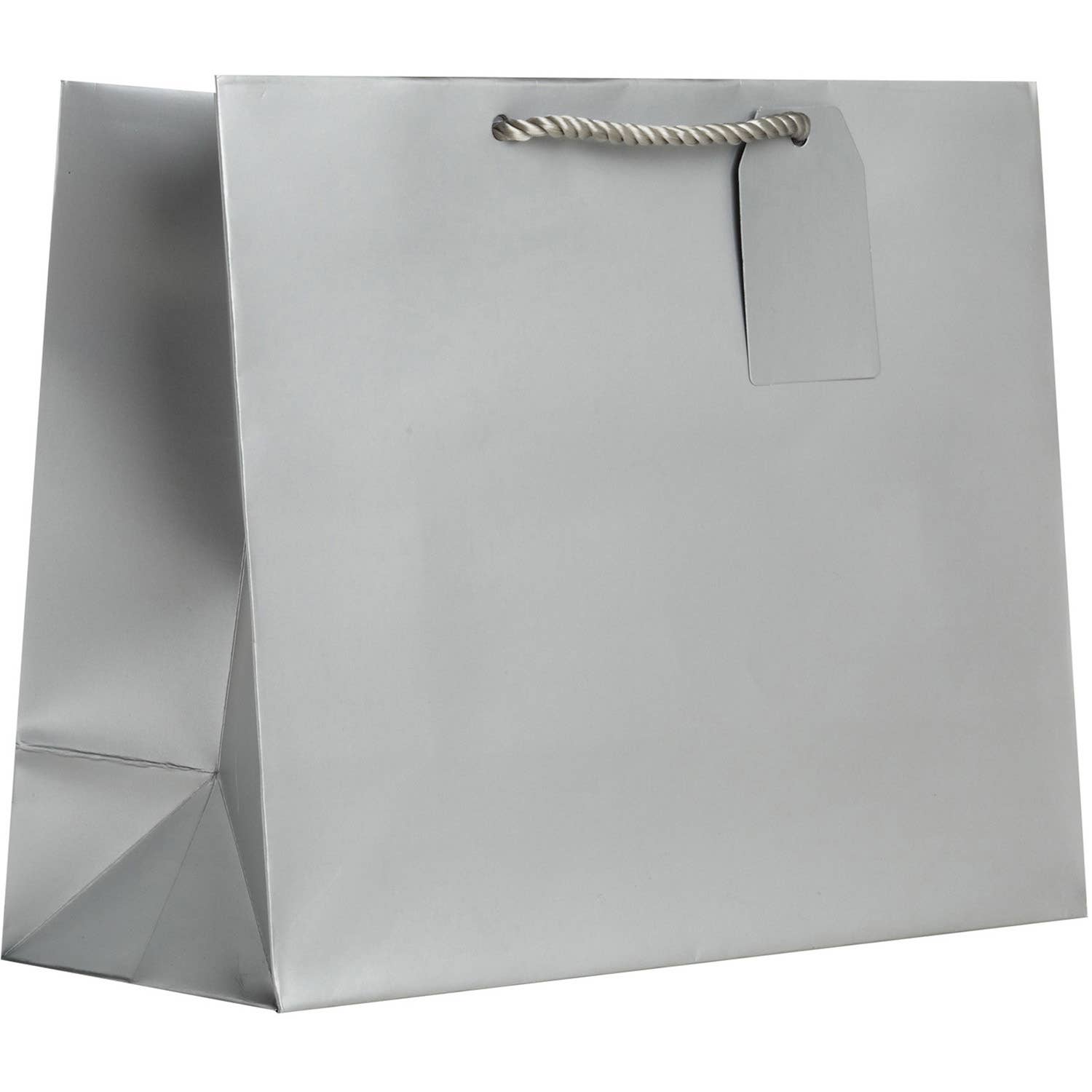 Jillson & Roberts Silver Matte Gift Tote - Large