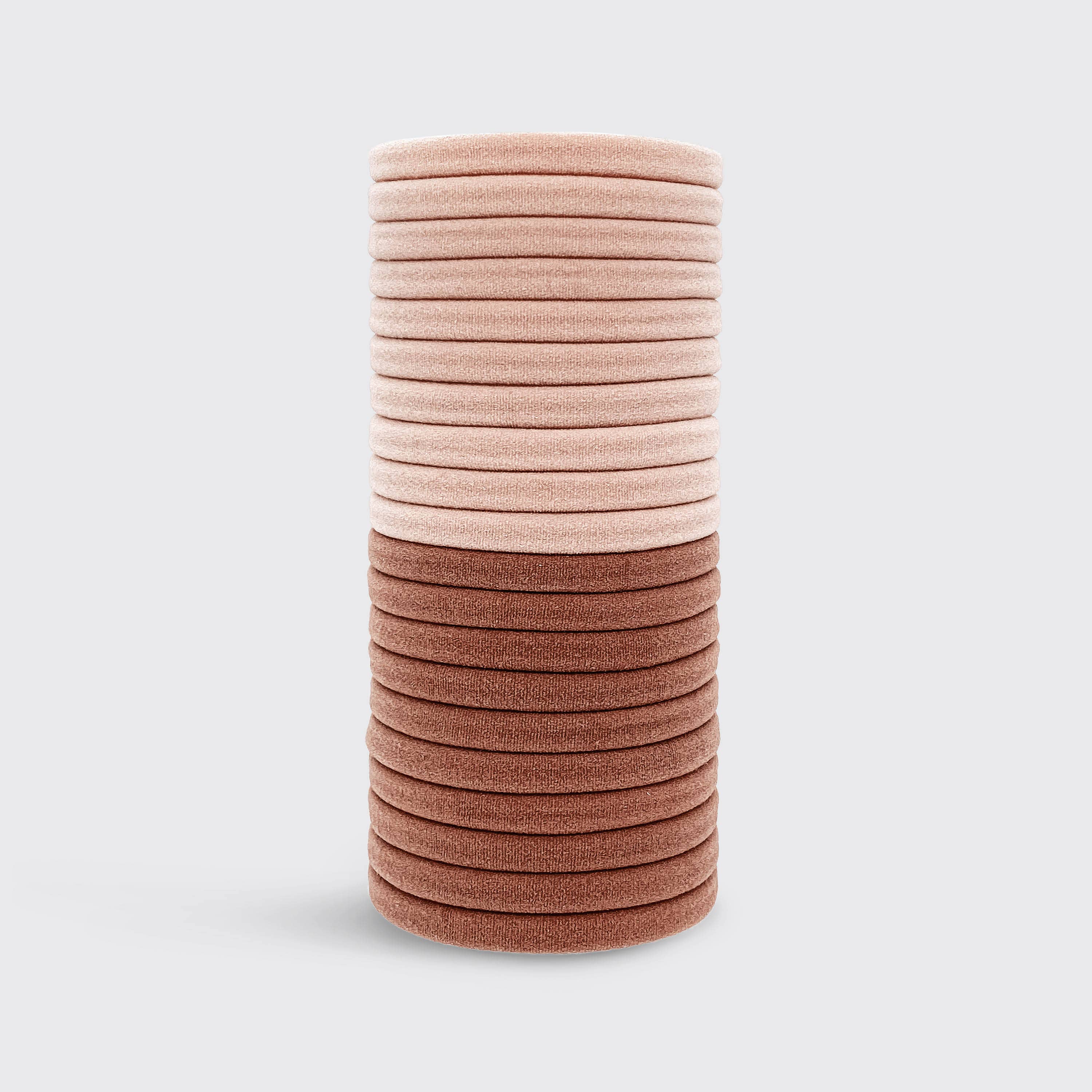 Kitsch Eco-Friendly Nylon Elastics 20pc Set — Blush