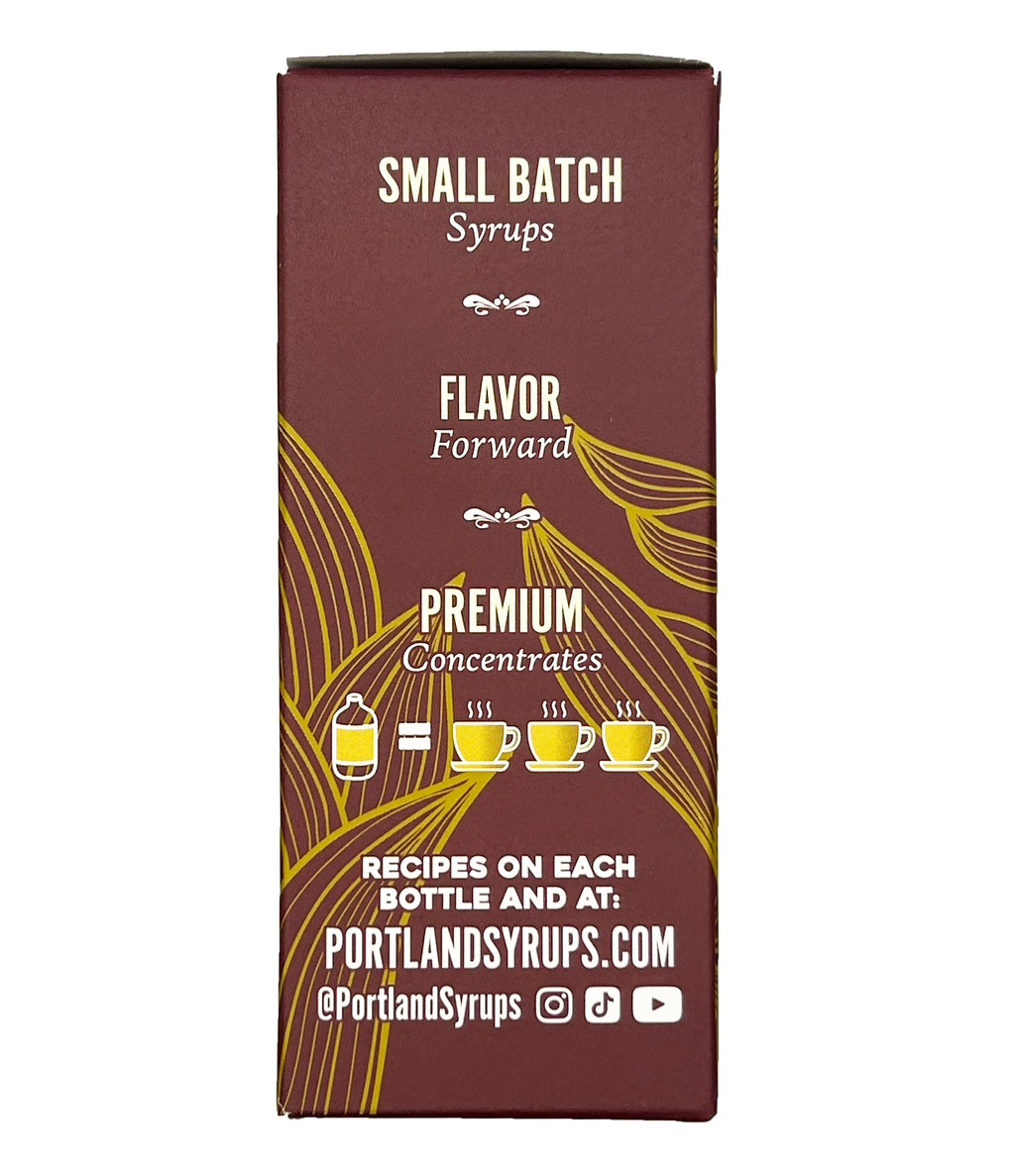 Portland Syrups Coffeehouse Syrup Gift Set — Vanilla, Hazelnut & Caramel