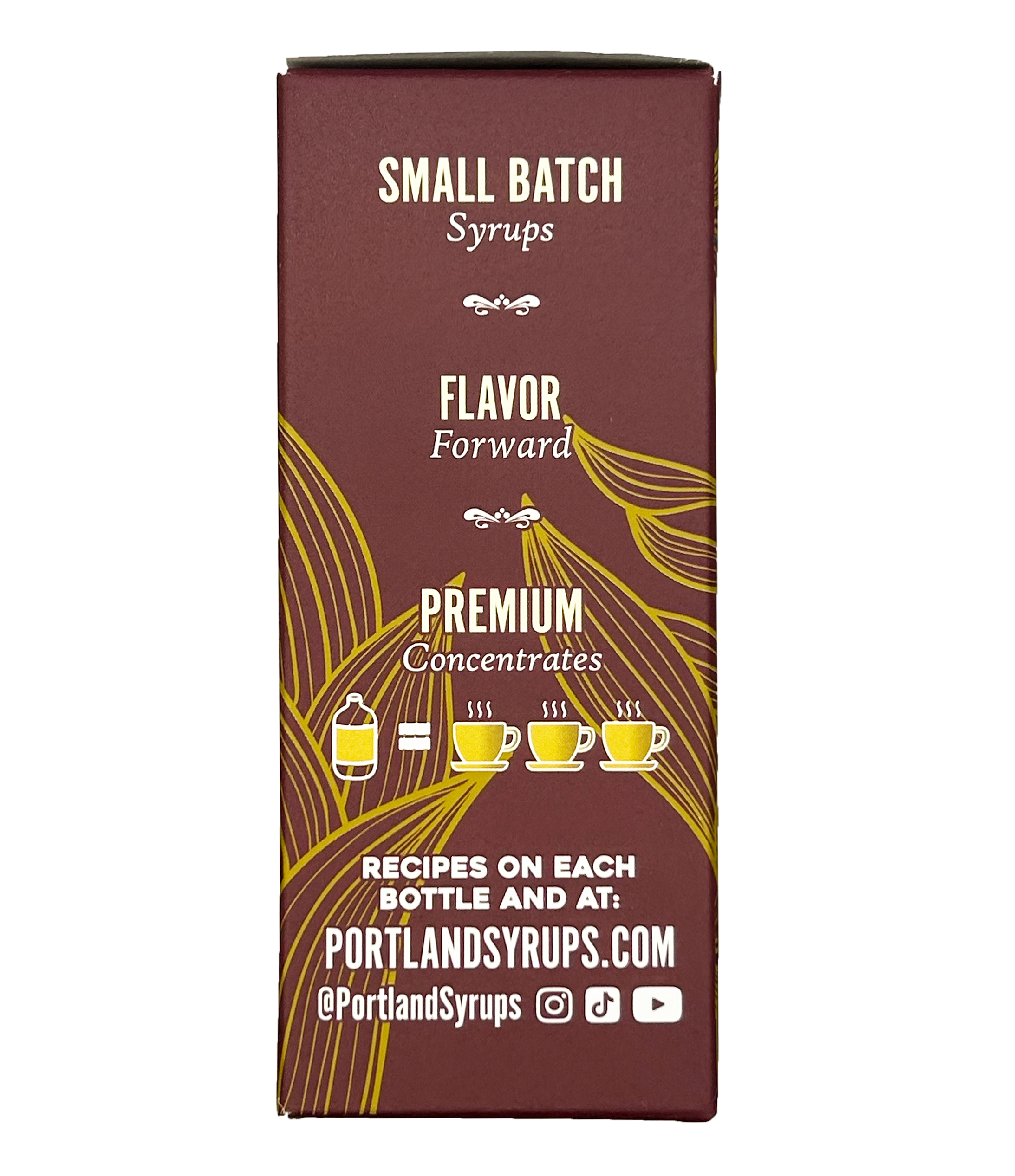 Portland Syrups Coffeehouse Syrup Gift Set — Vanilla, Hazelnut & Caramel
