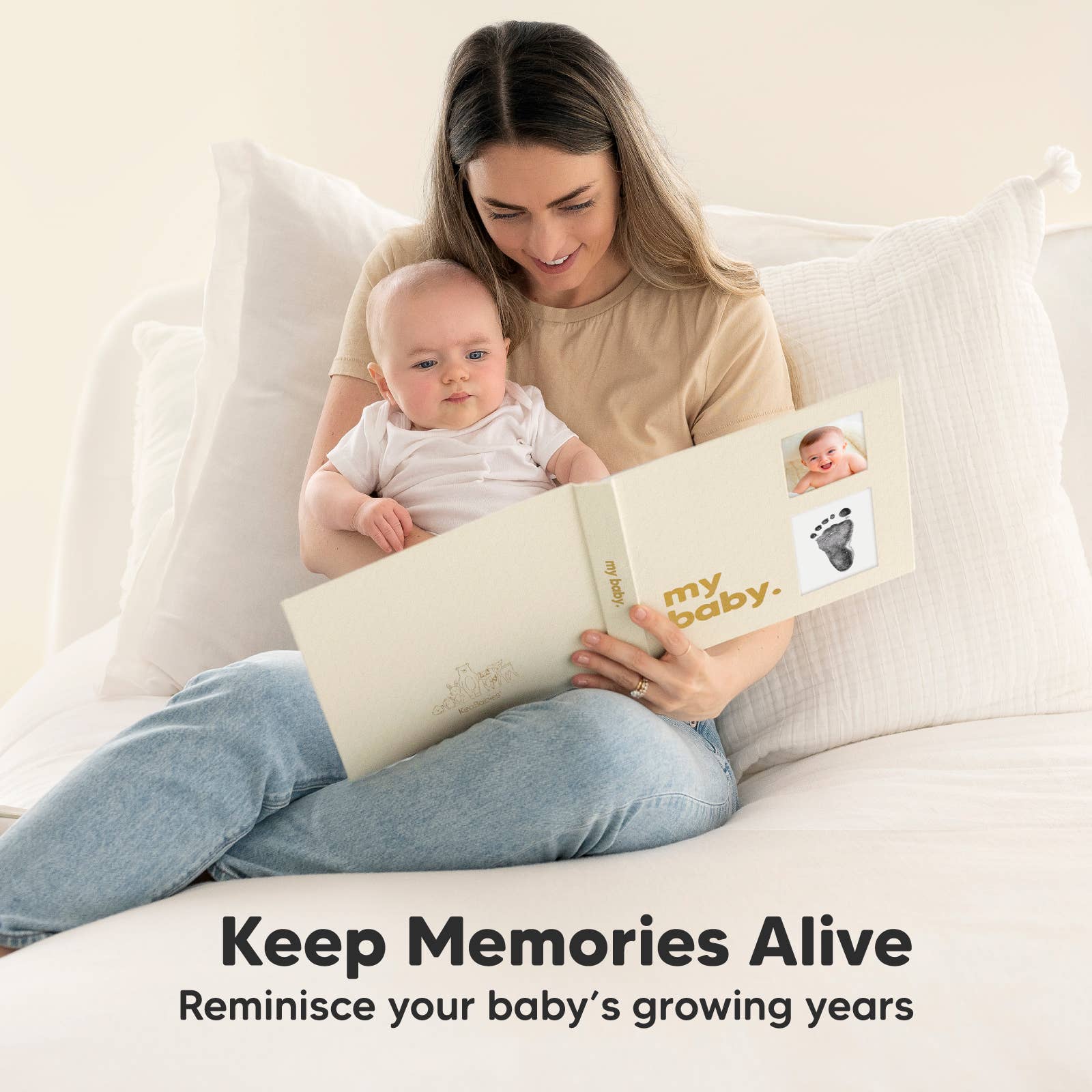 KeaBabies Frolic Baby Memory Book — Gleam Edition