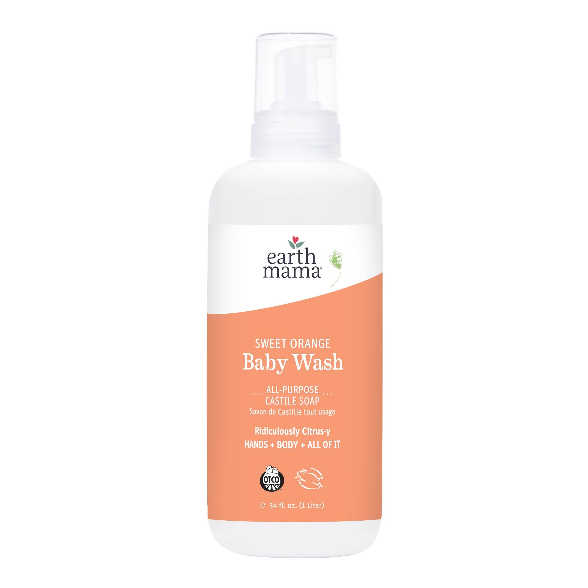 Earth Mama Sweet Orange Baby Wash