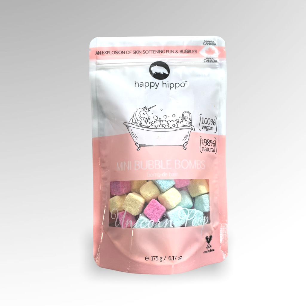 Happy Hippo Mini Bubble Bombs - Unicorn Poop