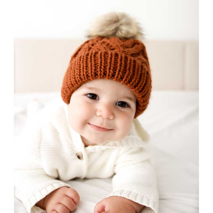 Huggalugs Chili Pom Pom Beanie