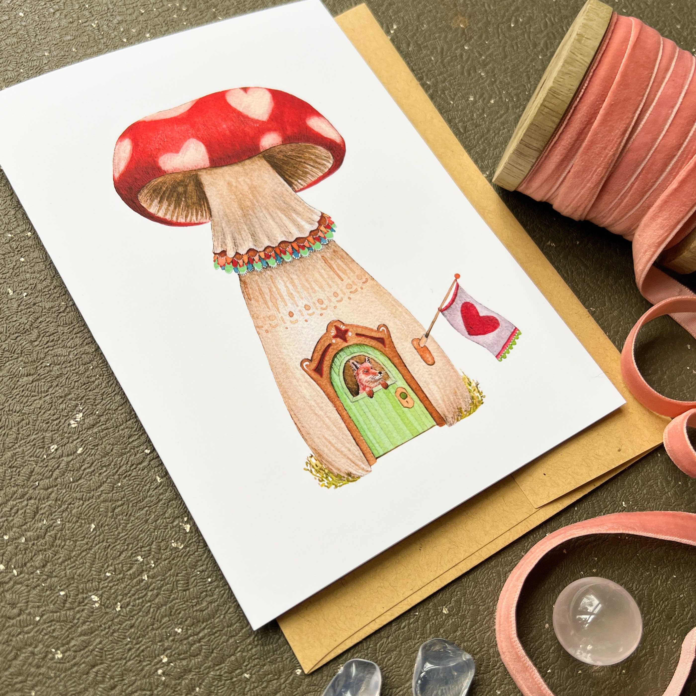 Polanshek of the Hills “Hello Love” Greeting Card