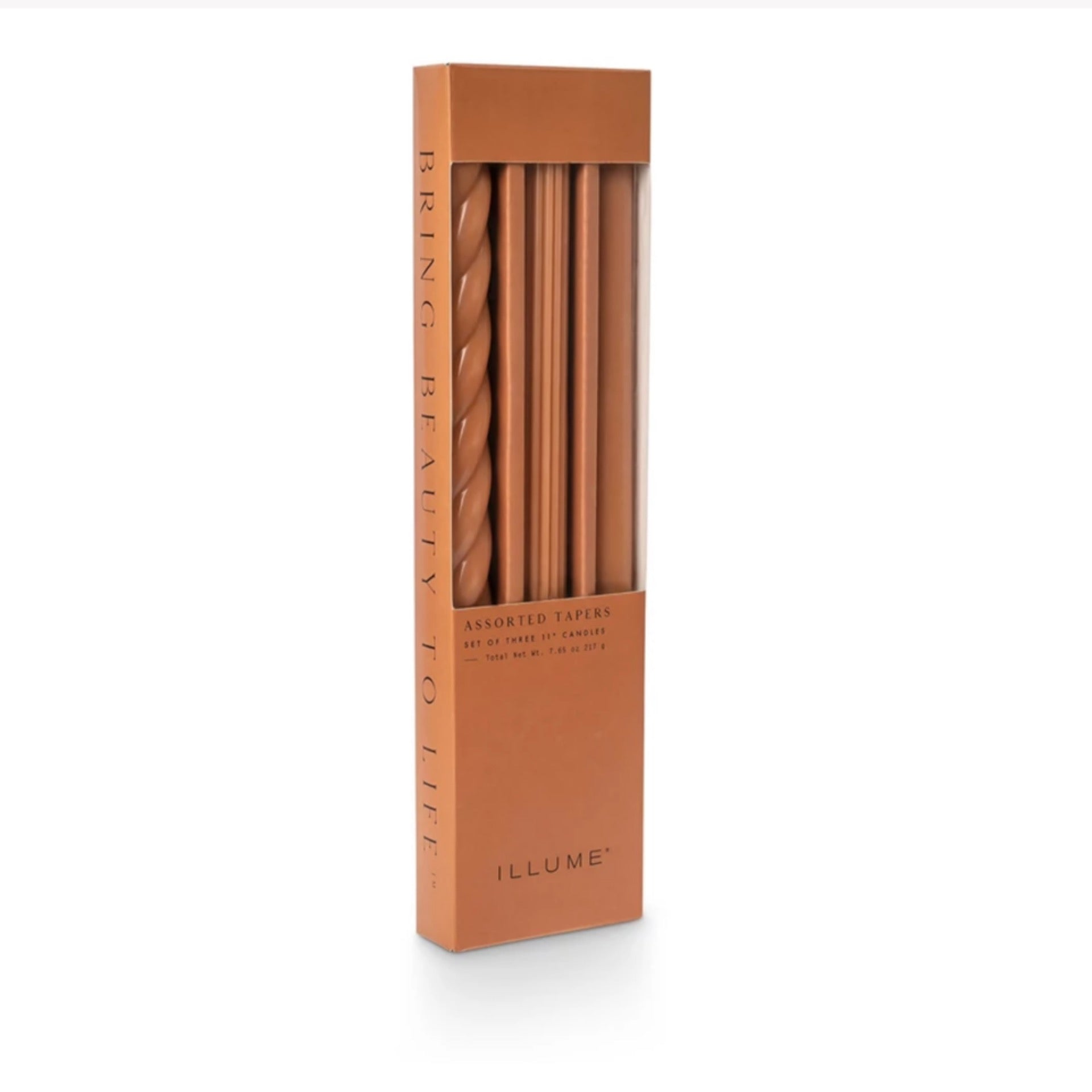 Terra Tabac Taper Candle Set