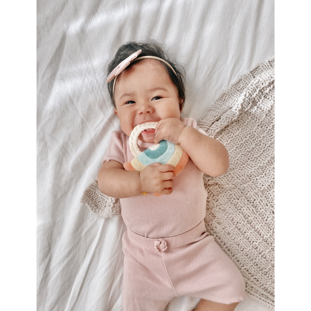 Itzy Ritzy Plush Rattle Pal with Teether