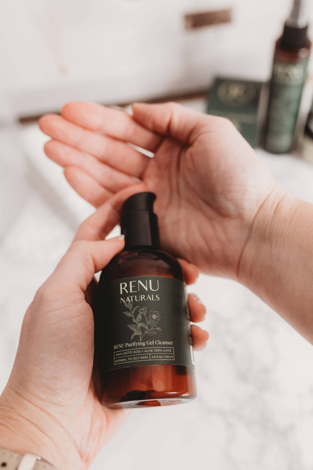 Renu Naturals Purifying Gel Cleanser, 4 oz
