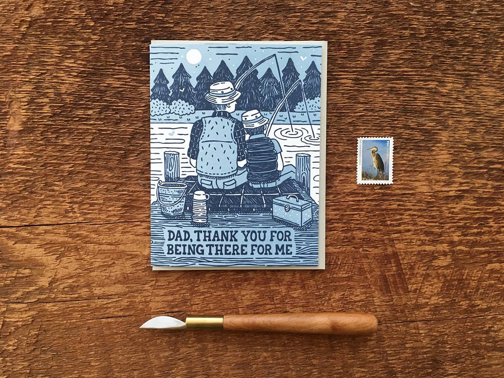 Noteworthy Paper & Press Fishing Dad Greeting Card