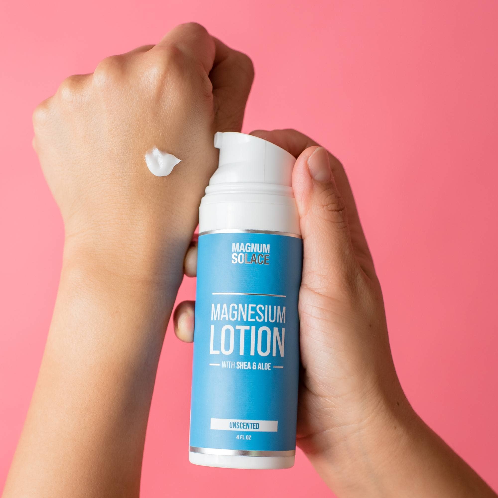 Magnum Solace Magnesium Lotion for Restless Legs & Muscle Relief