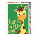 Notes & Queries Birthday Card — Giraffe