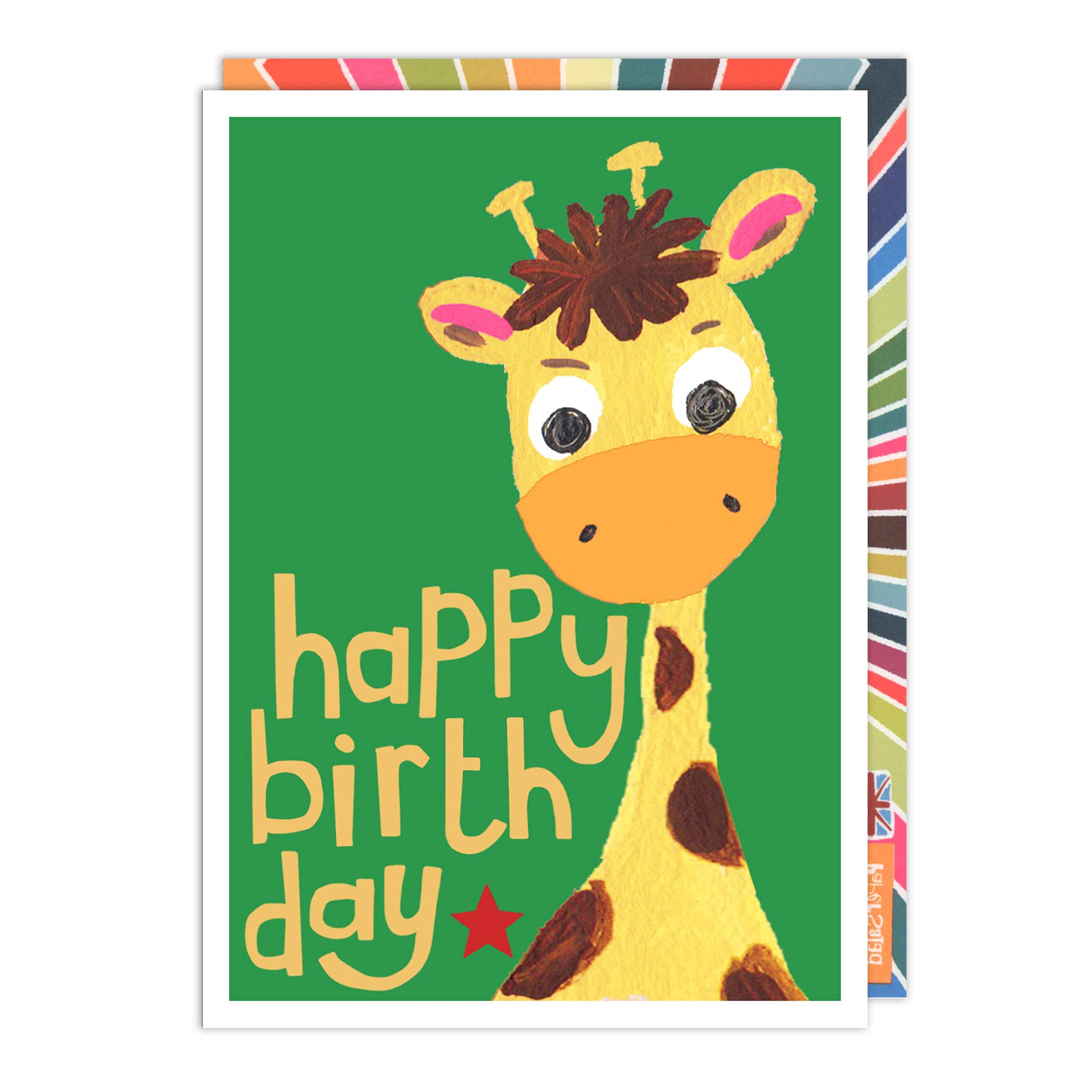 Notes & Queries Birthday Card — Giraffe