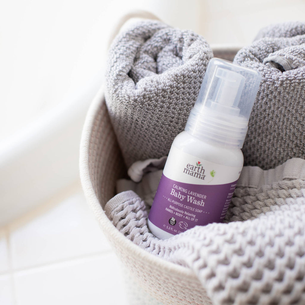 Earth Mama Calming Lavender Castile Baby Wash