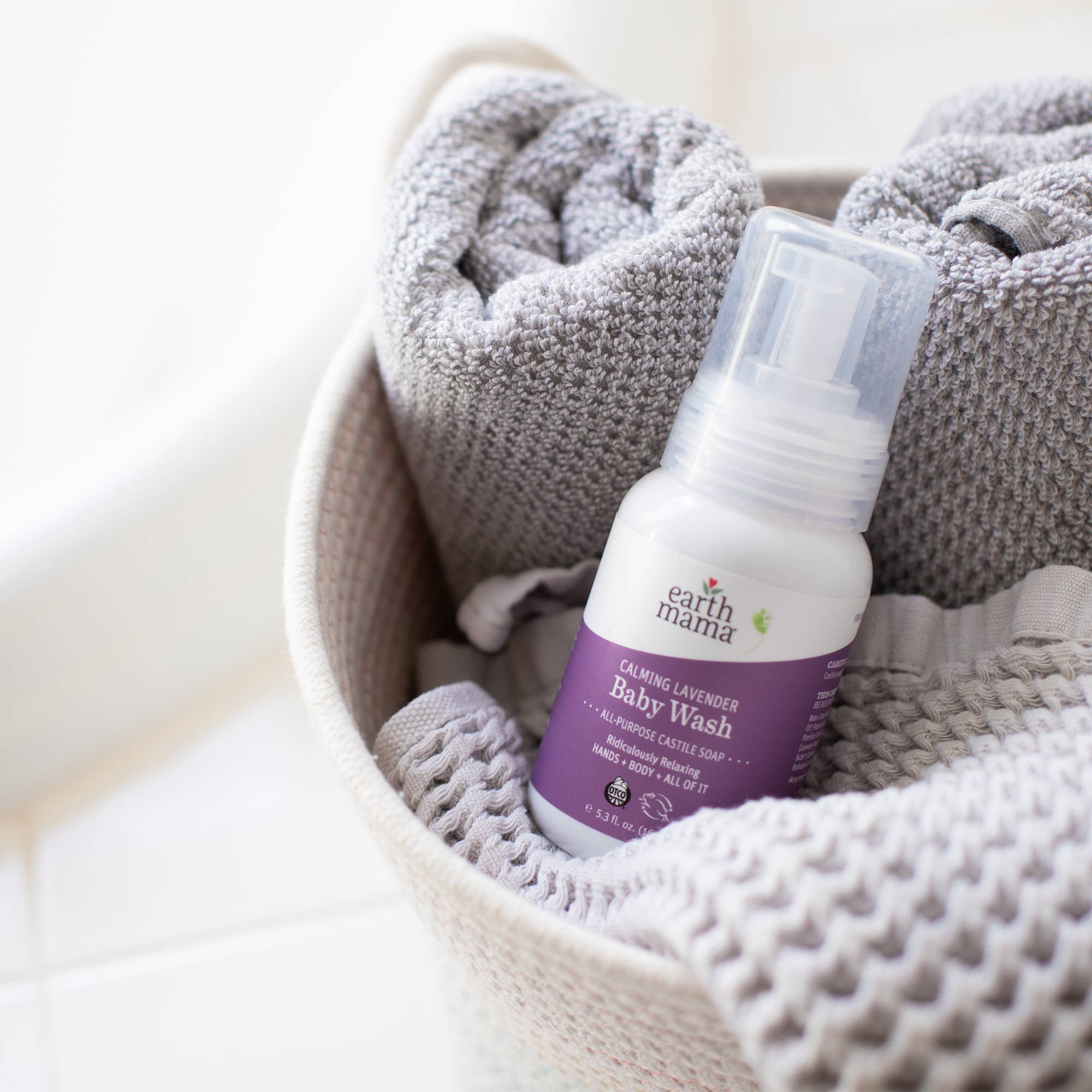 Earth Mama Calming Lavender Castile Baby Wash