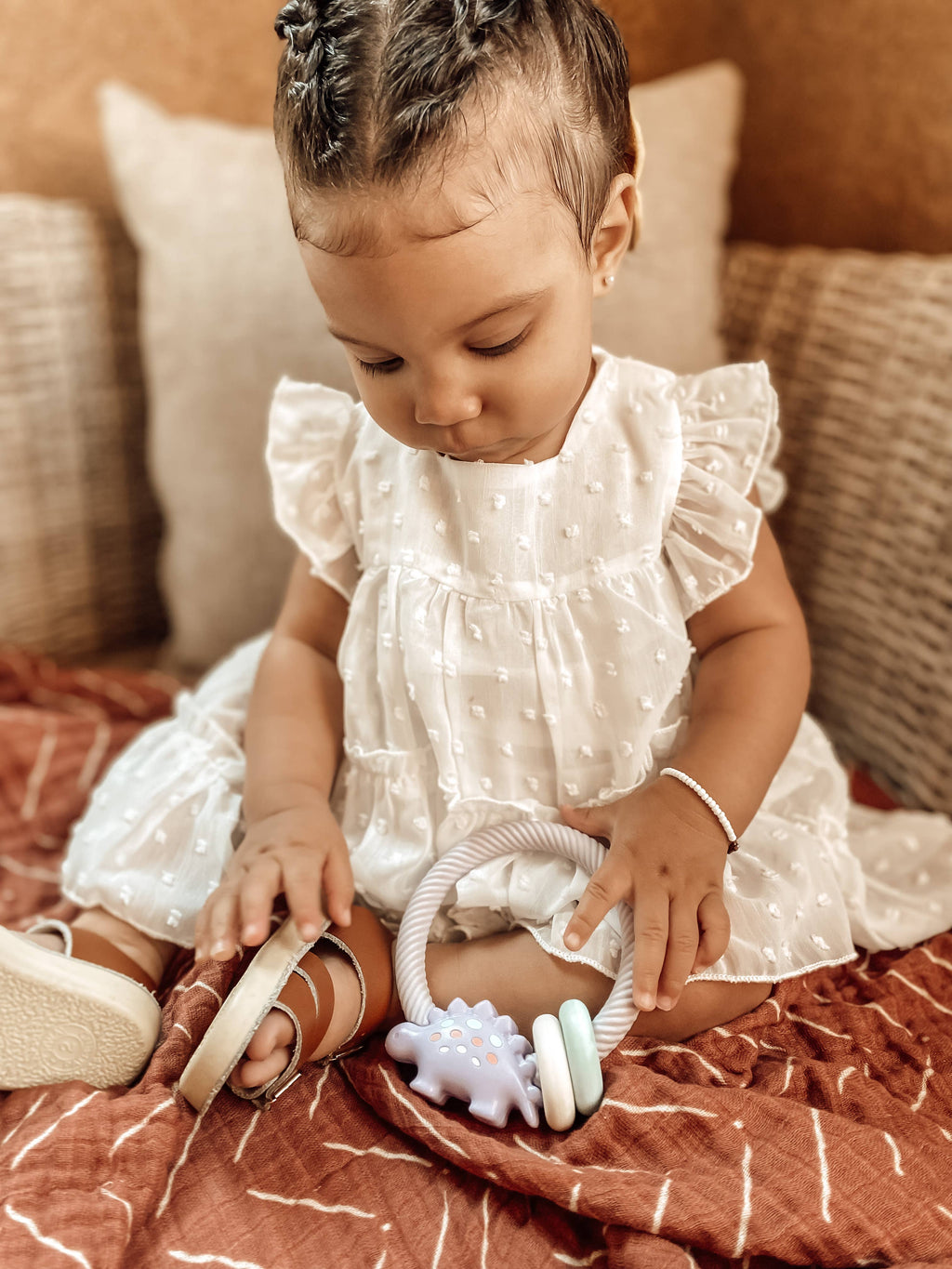 Itzy Ritzy Silicone Rattle Teether