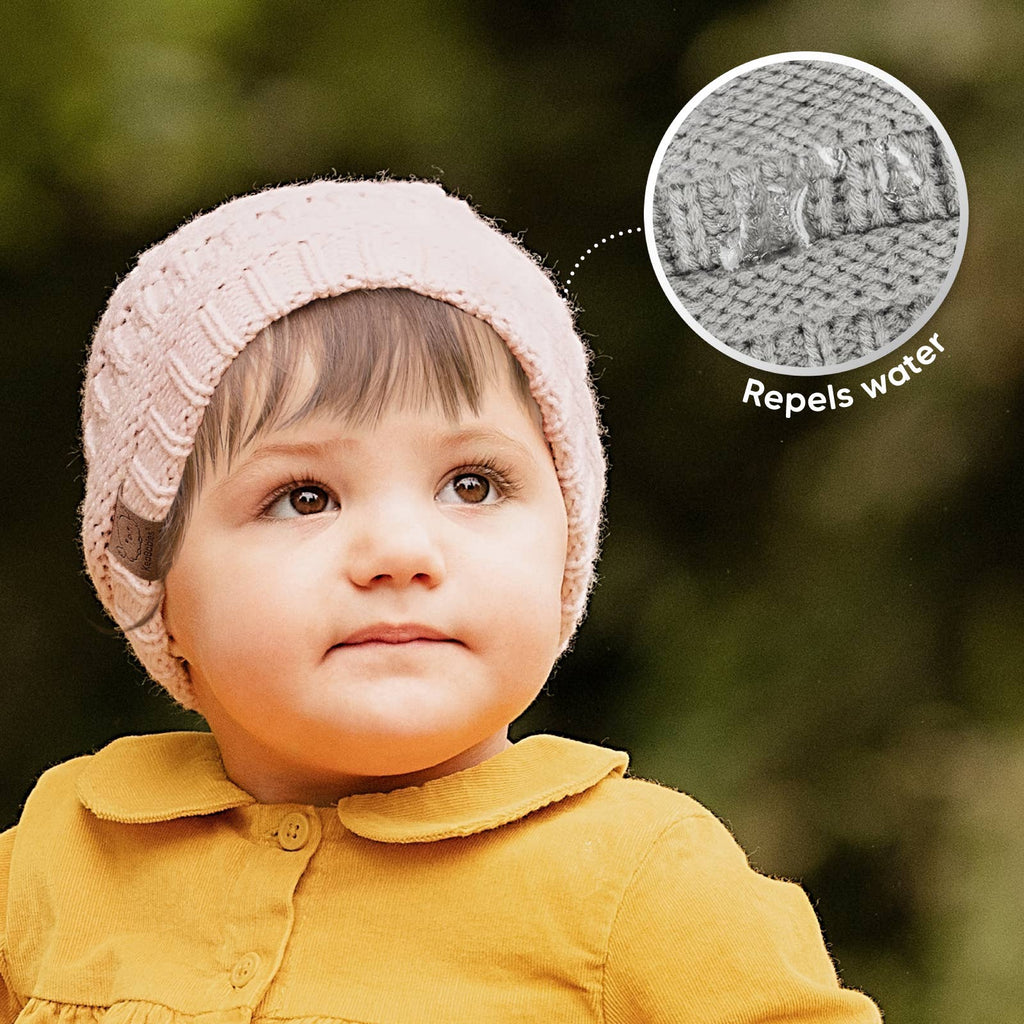 KeaBabies Warmzy Knitted Baby Beanies — 3-Pack