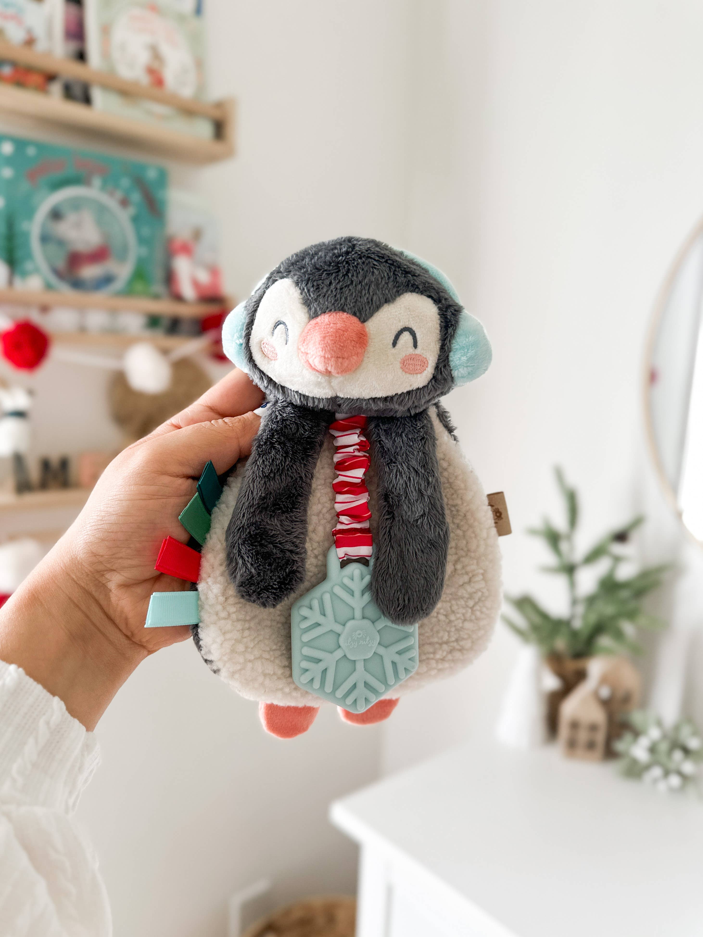 Itzy Ritzy Holiday Lovey Plush and Teether Toy