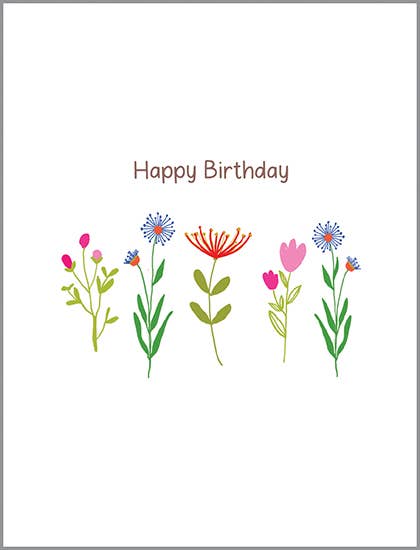 Gina B Birthday Card — Sweet Little Stems