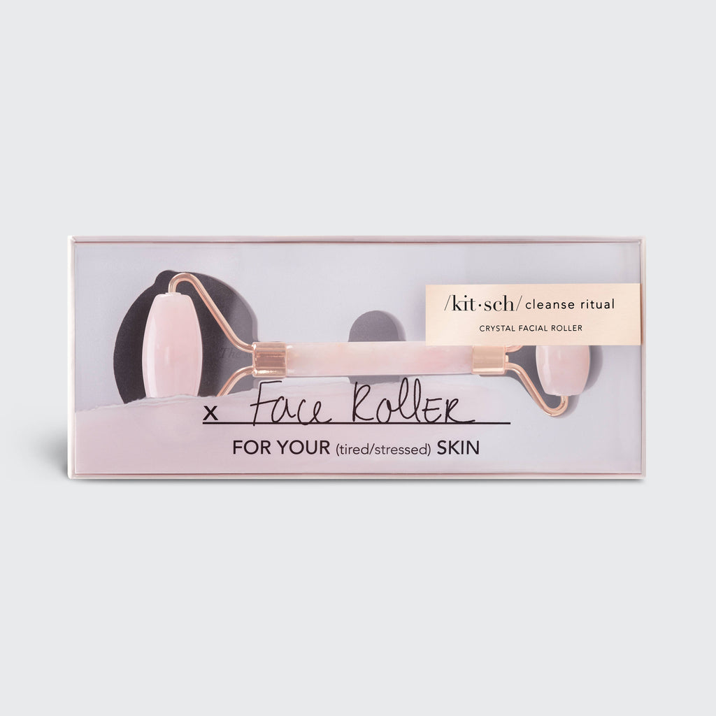 Kitsch Rose Quartz Crystal Facial Roller