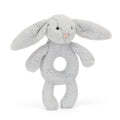 Jellycat Bashful Silver Bunny Ring Rattle -