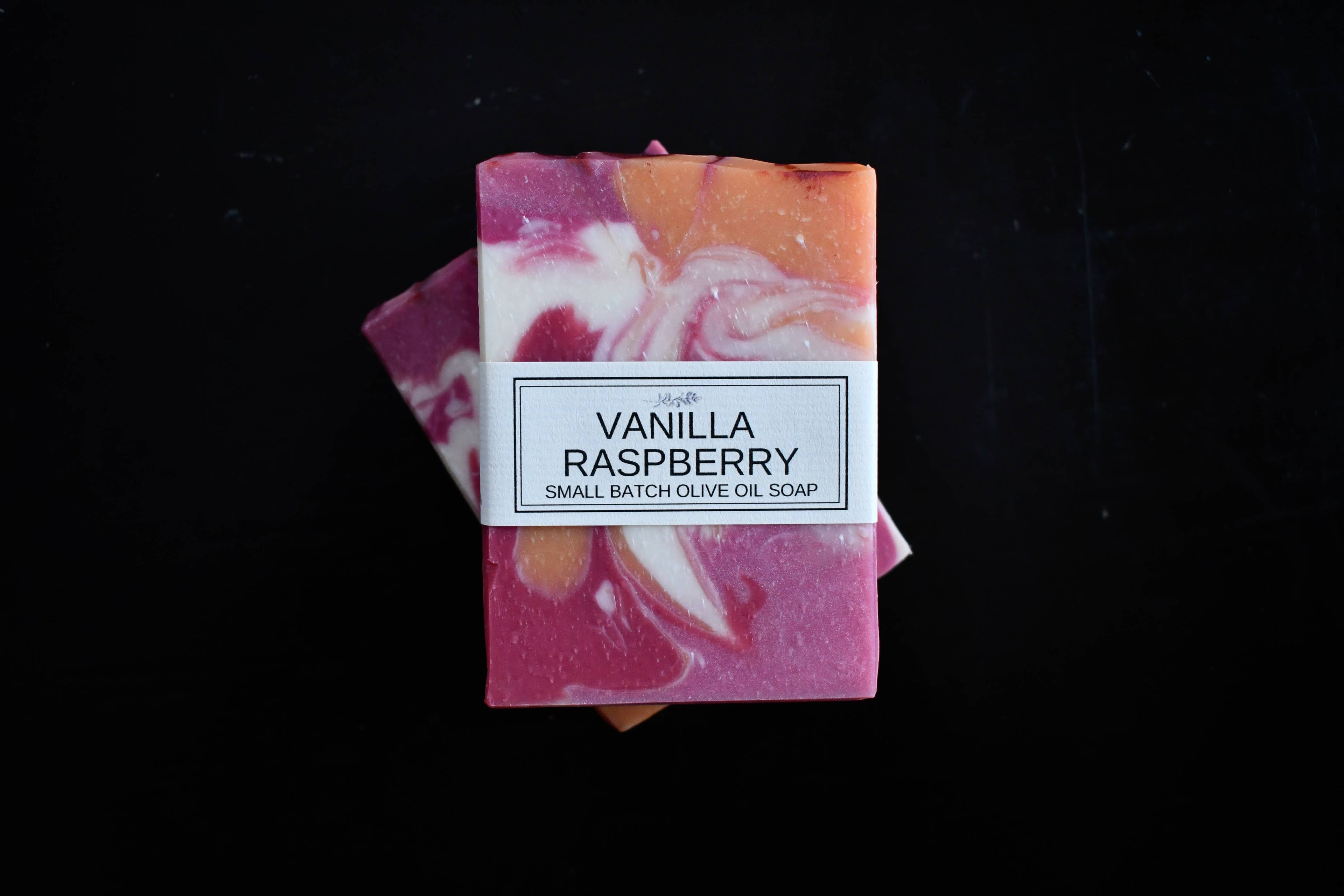 Orange Thyme Vanilla Raspberry Olive Oil Soap Bar