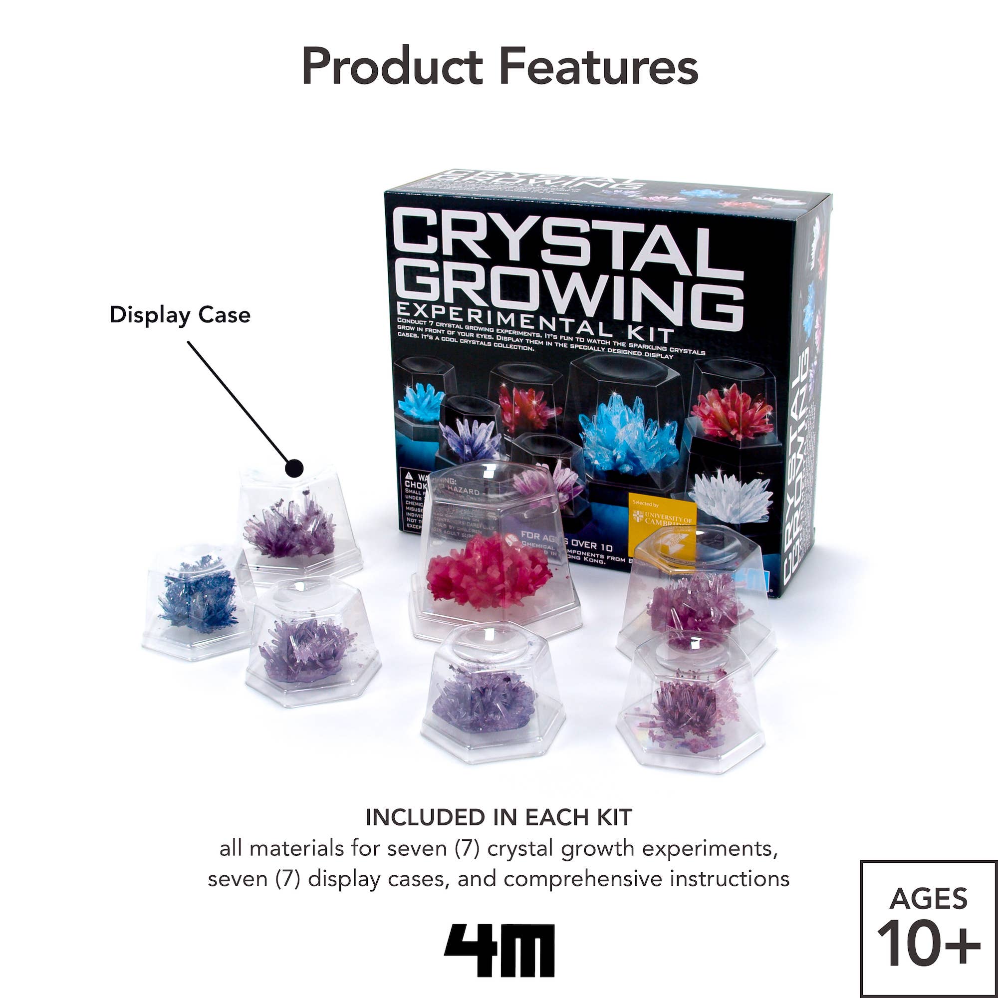 Toysmith 4M Crystal Growing STEM Experiment