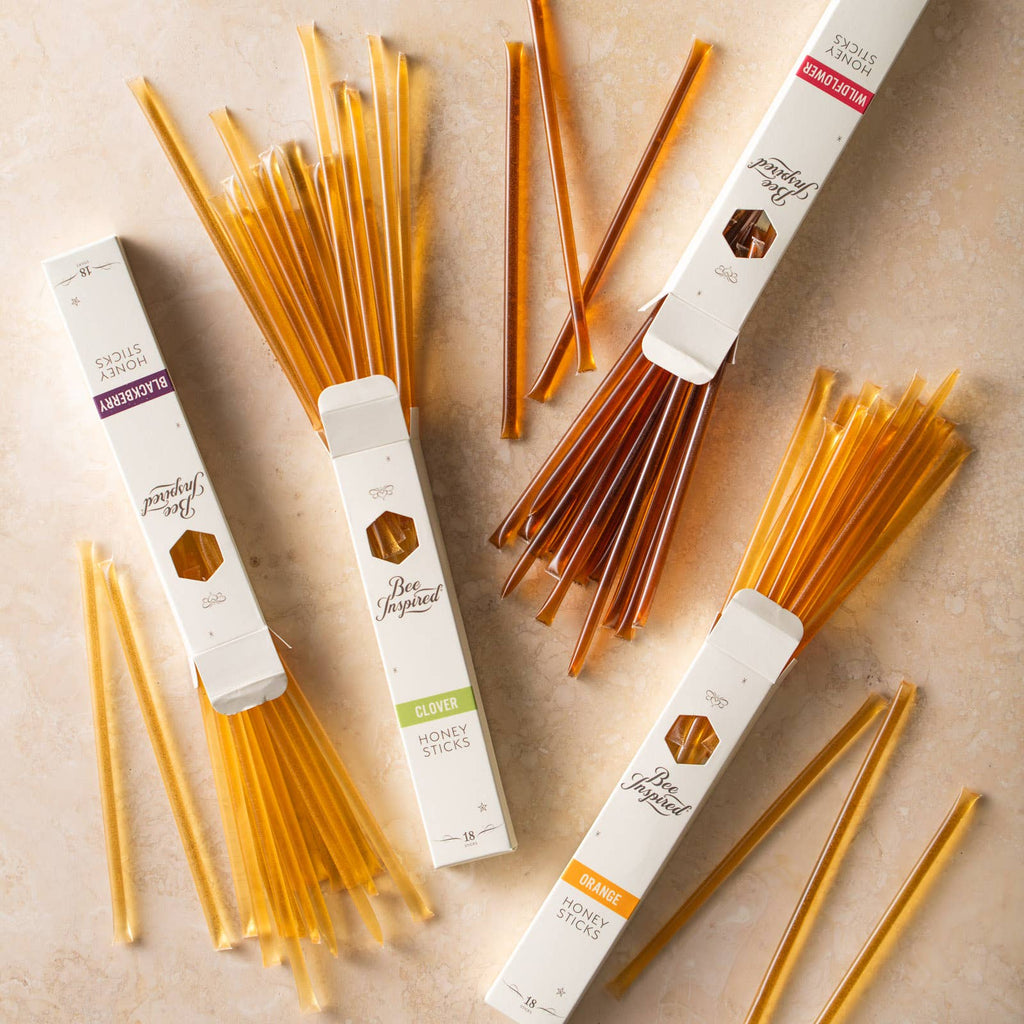 Pure Raw Honey Sticks Gift Box