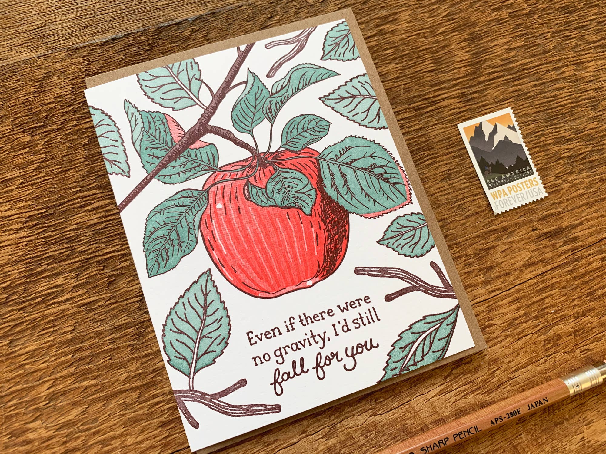Noteworthy Paper & Press No Gravity Love Greeting Card