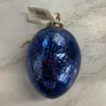 Hand-Blown Glass Egg Ornament