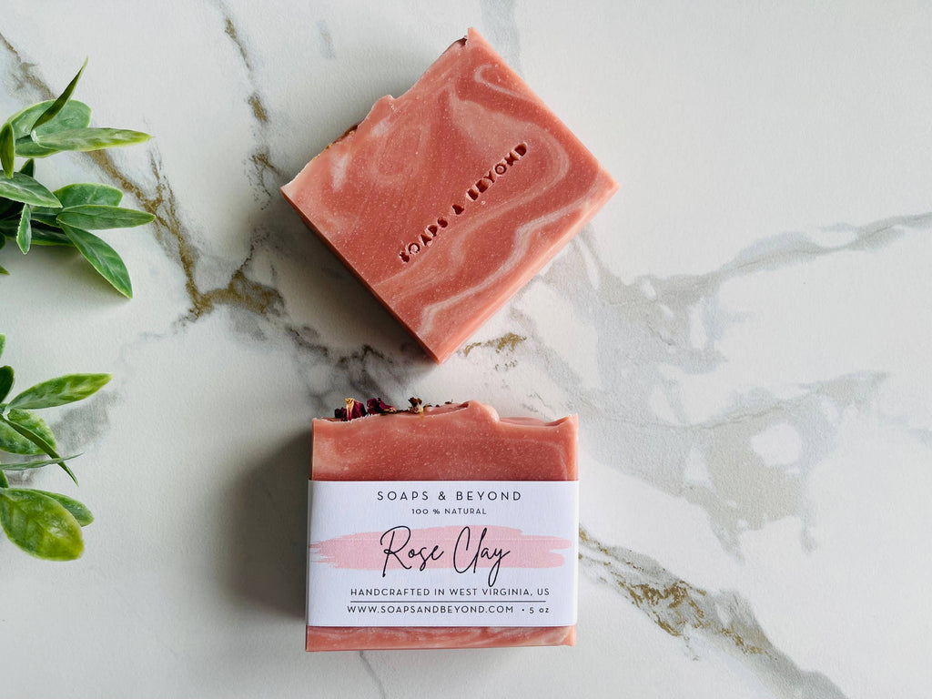 Soaps & Beyond Rose Clay Bar Soap