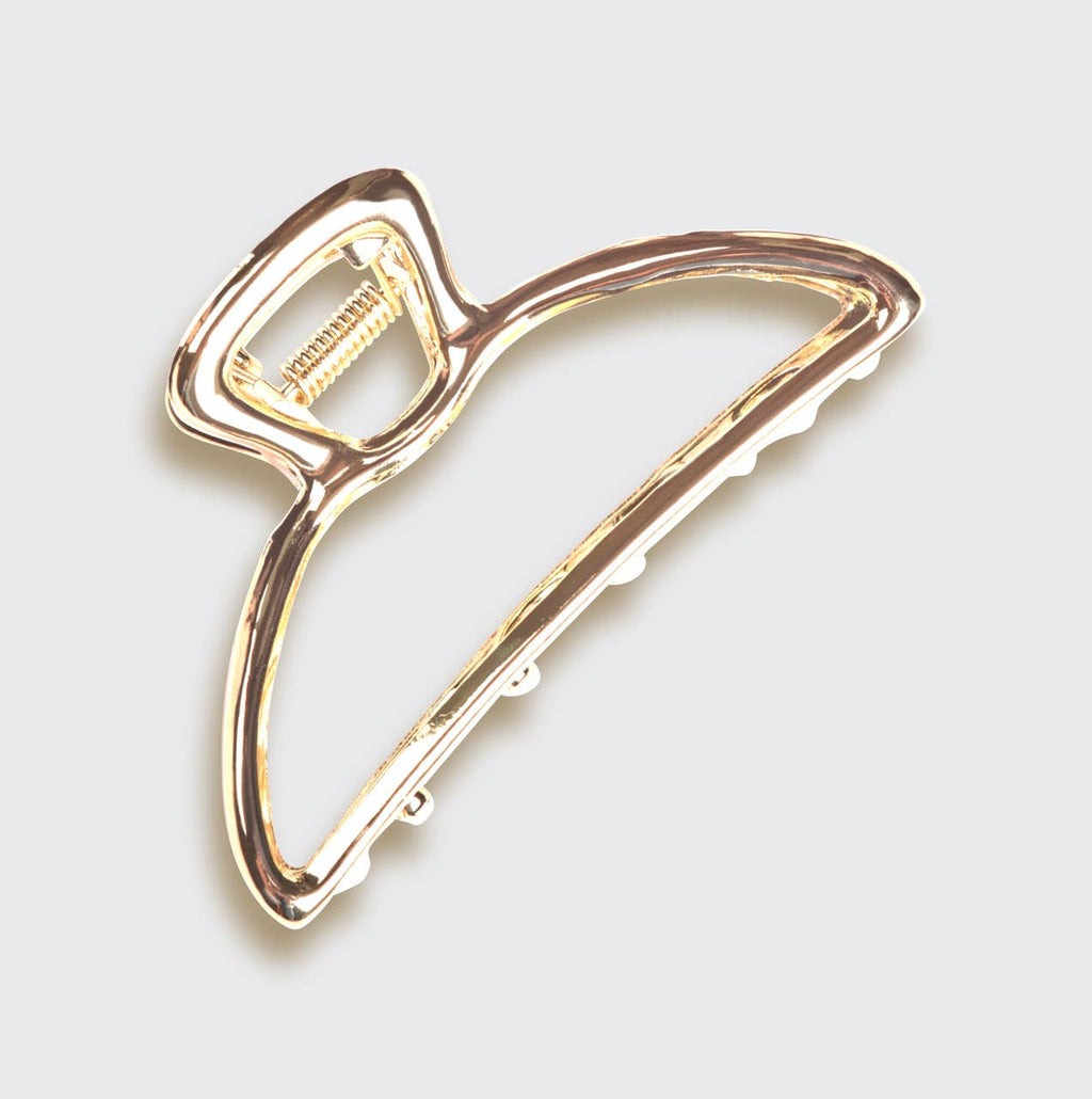 Kitsch Open Shape Claw Clip — Gold