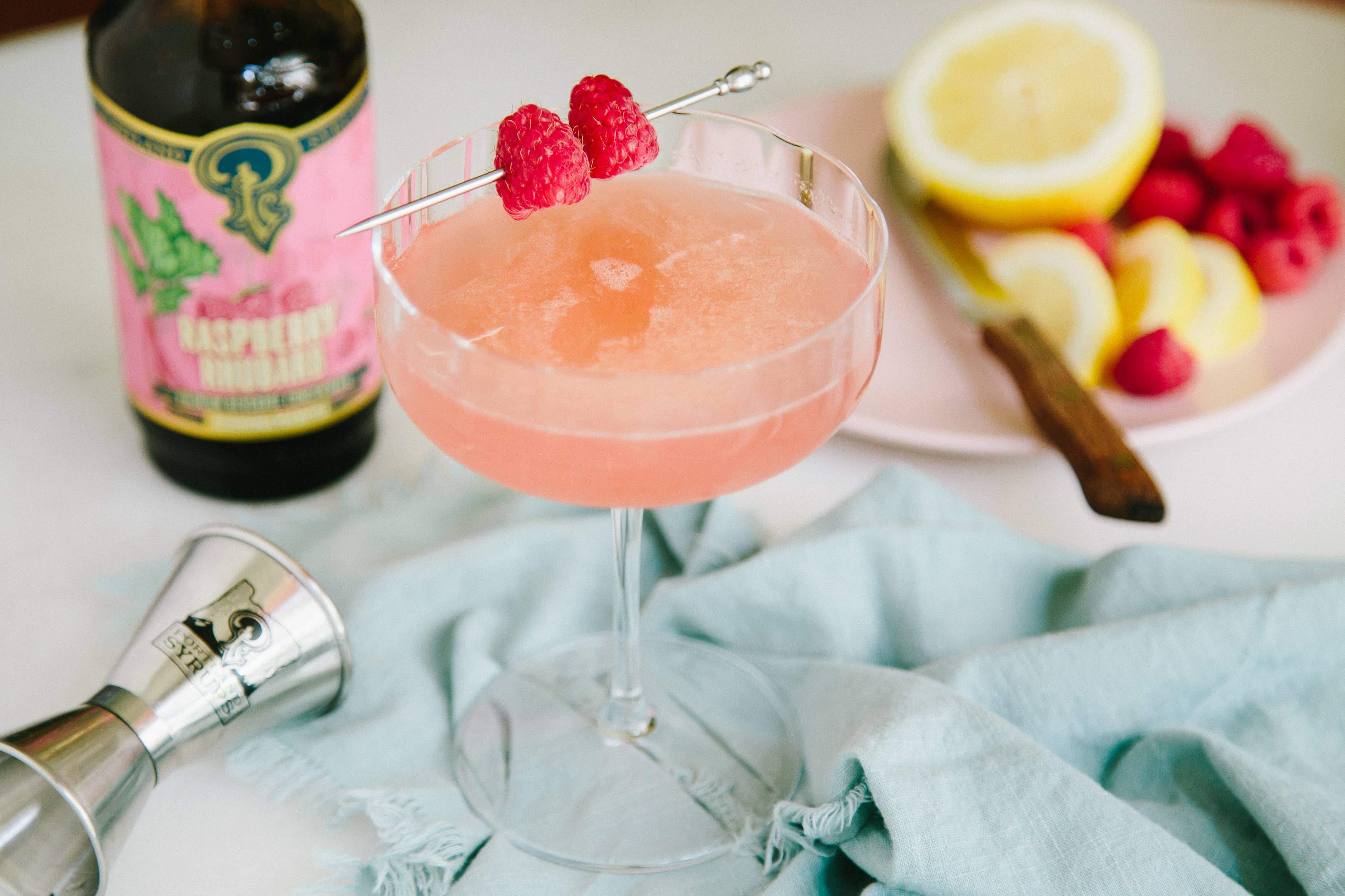 Portland Syrups Raspberry Rhubarb Craft Syrup — 3.4oz Bottle
