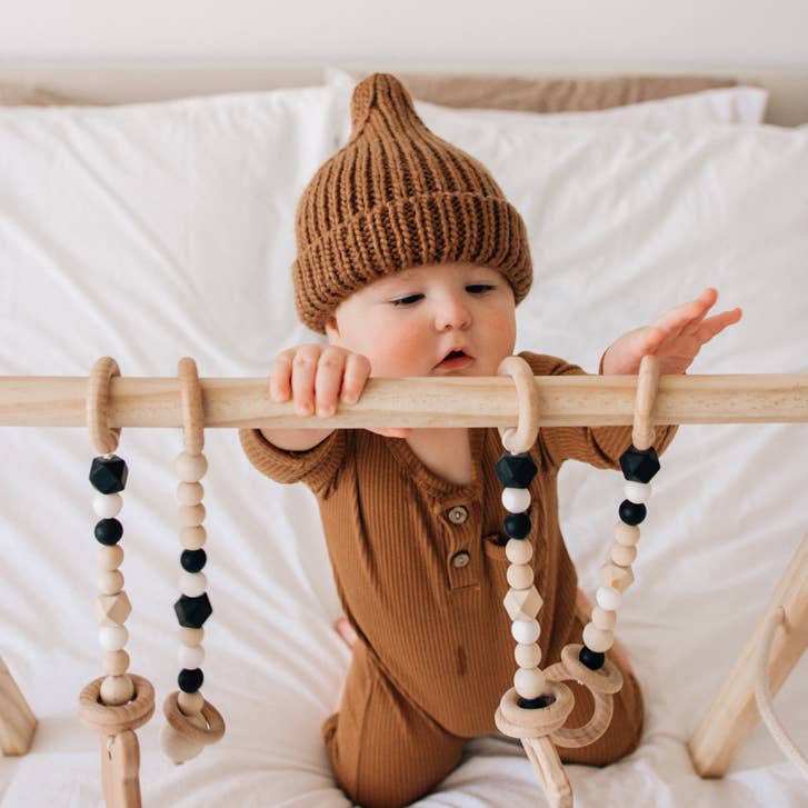 Huggalugs Pecan Peak Knit Beanie