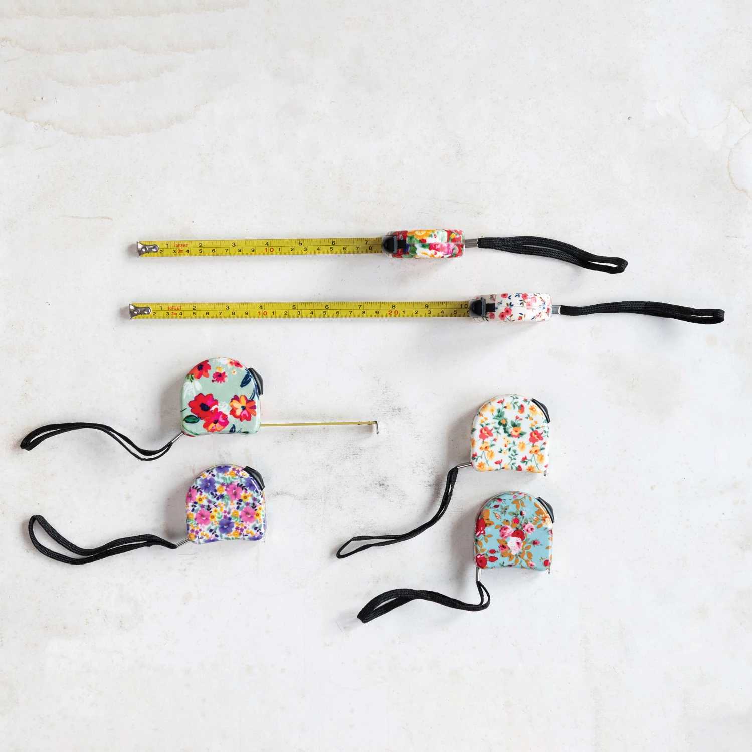 Colorful Pocket Tape Measure with Wrist Strap