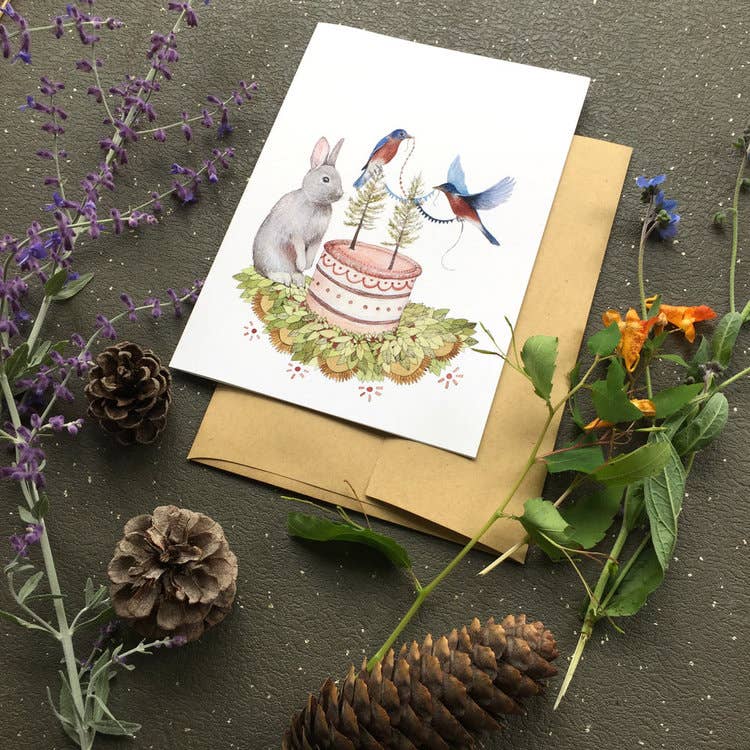 Polanshek of the Hills “Celebrate” Greeting Card