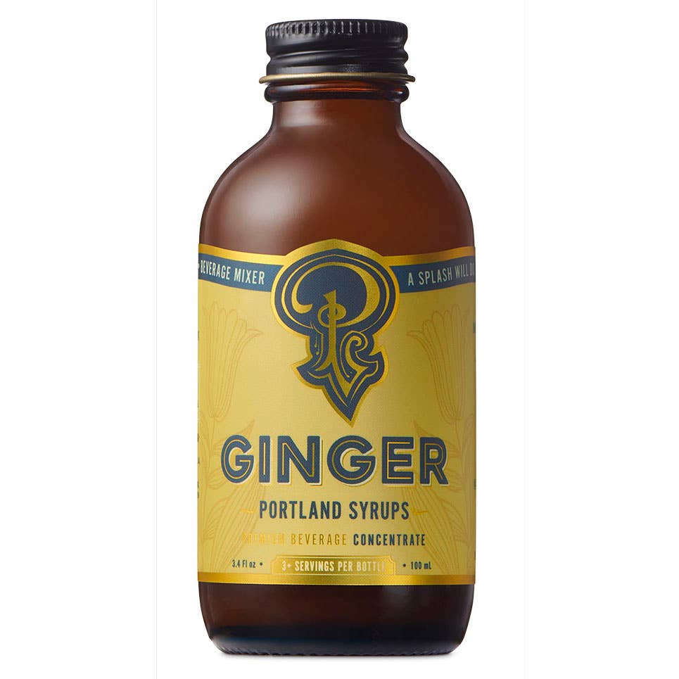 Portland Syrups Bold Ginger Cocktail & Soda Syrup — 3.4oz Bottle