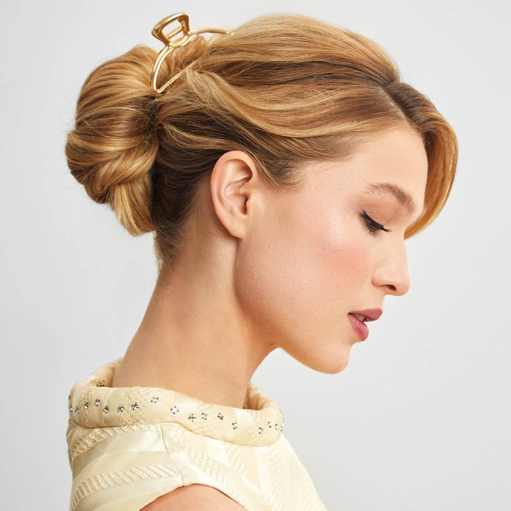 Kitsch Open Shape Claw Clip — Gold