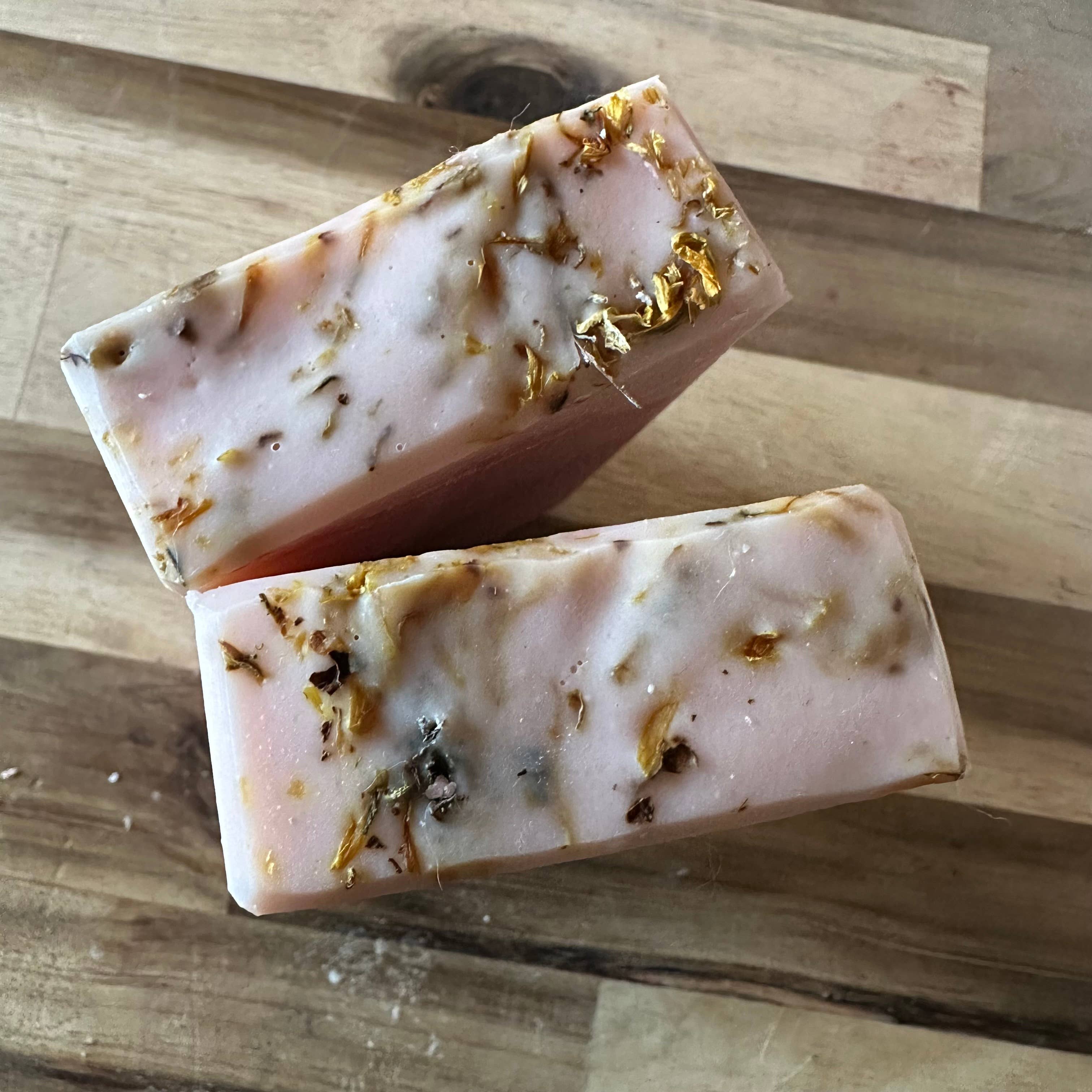 Orange Thyme Honeysuckle Olive Oil Soap Bar