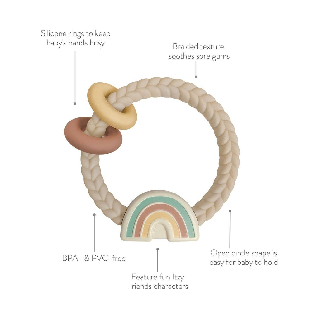 Itzy Ritzy Silicone Rattle Teether
