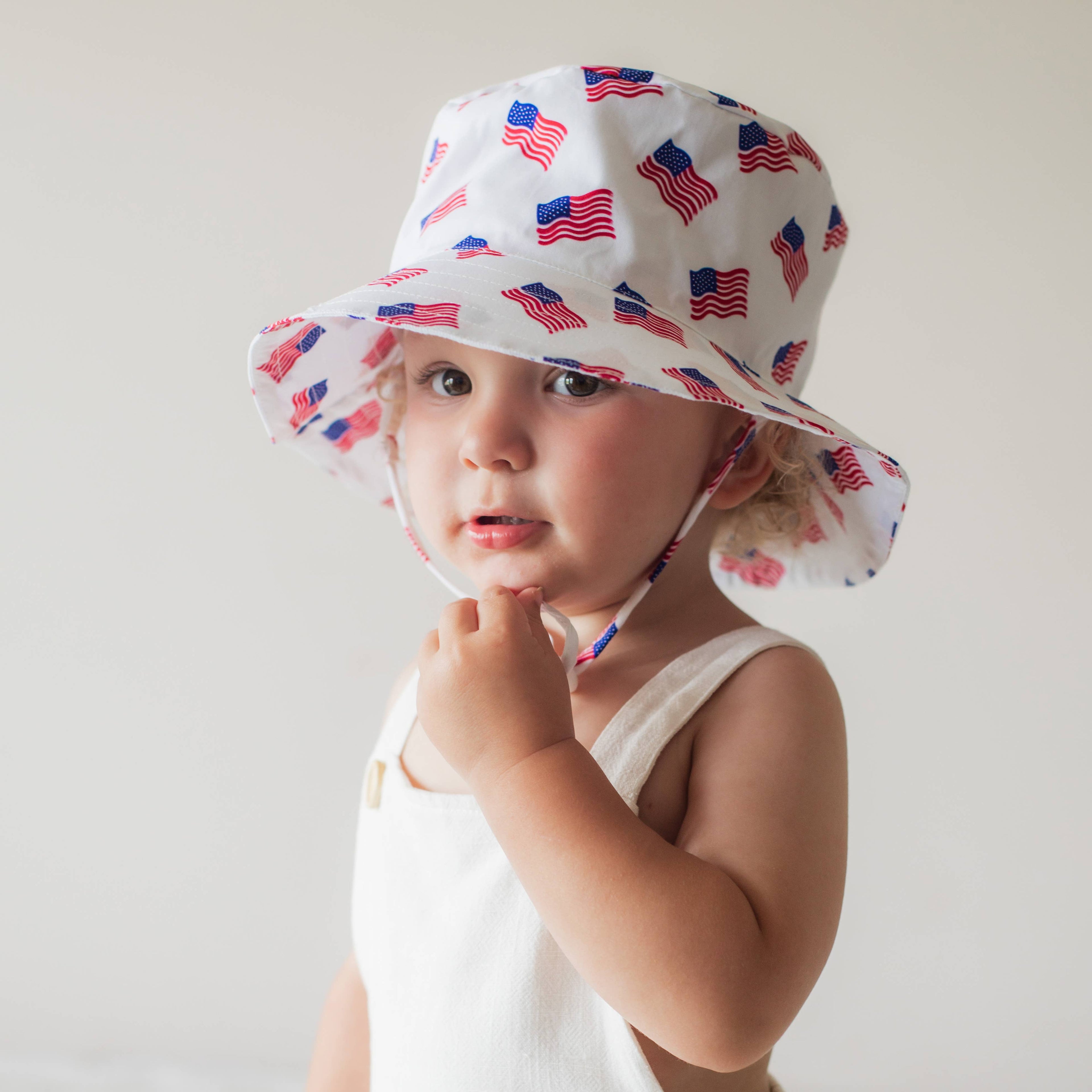 Huggalugs Liberty 4th of July Bucket Hat — UPF 50+