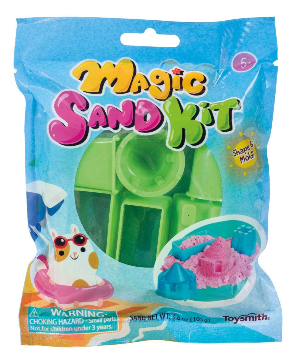 Toysmith Magic Sand Set — Kinetic Moldable Sand