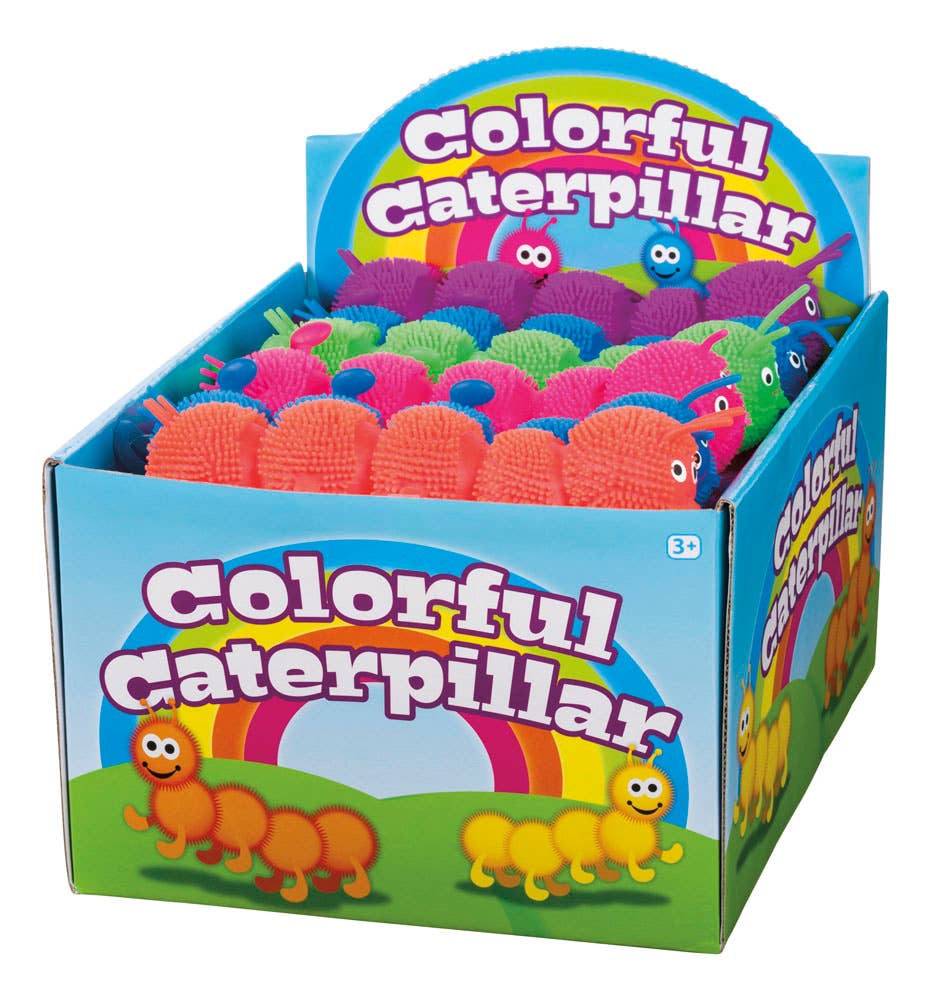 Toysmith Colorful Caterpillar Squish Toy