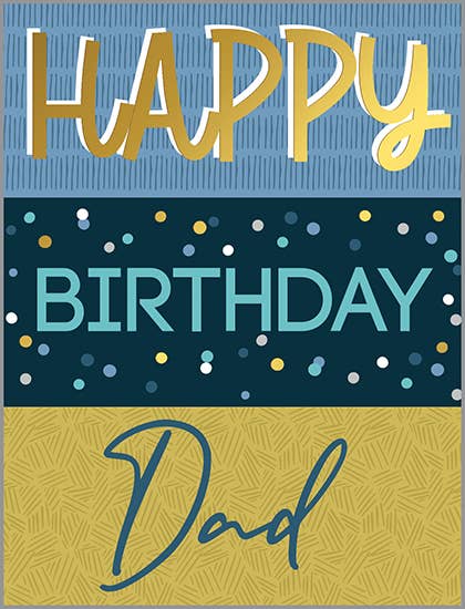 Gina B Birthday Card — Dad Birthday