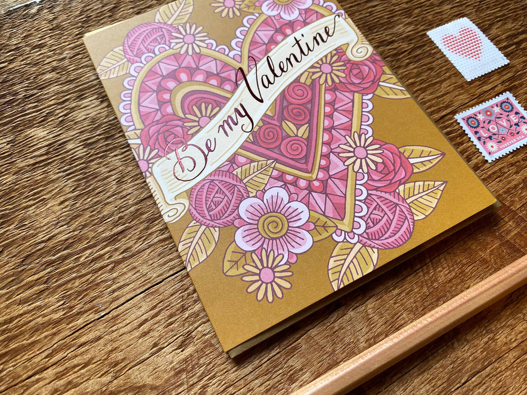Noteworthy Paper & Press Be My Valentine Greeting Card