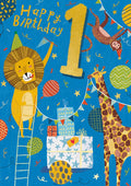 Notes & Queries 1st Birthday Card — Circus