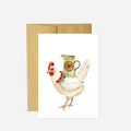 Polanshek of the Hills “Jen the Hen’s Pitcher” Greeting Card