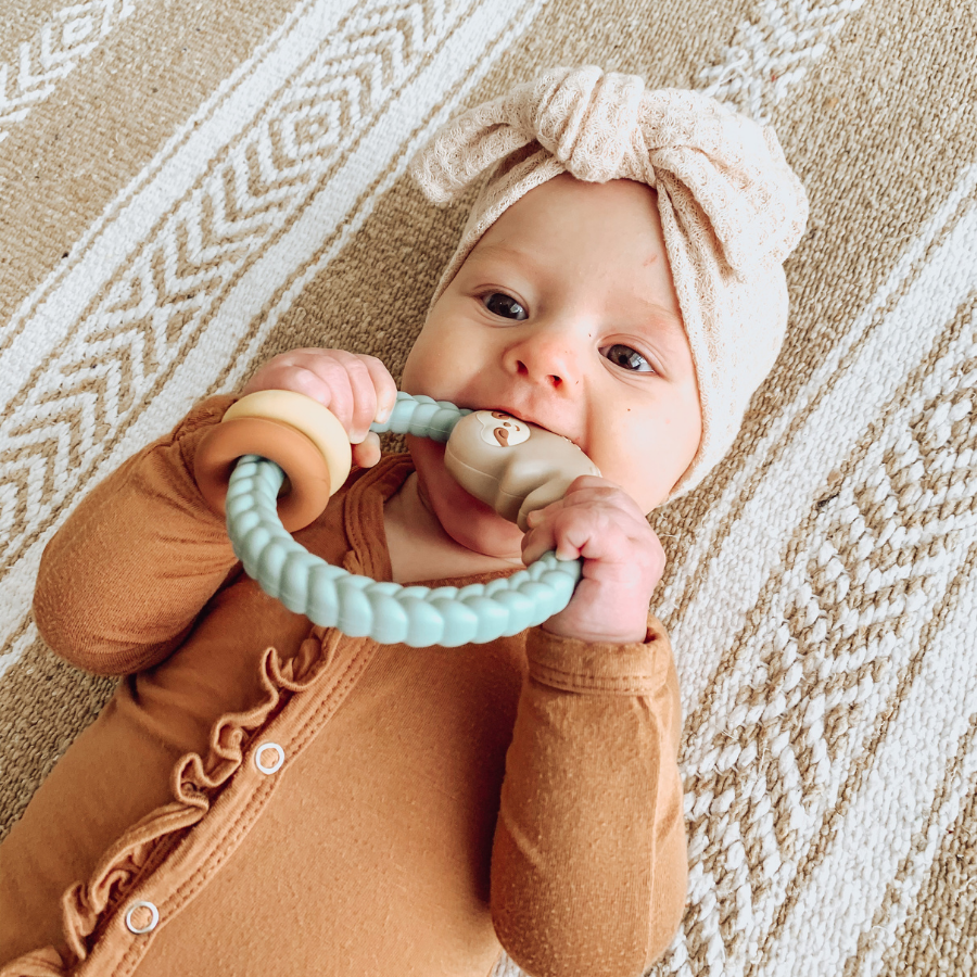 Itzy Ritzy Silicone Rattle Teether