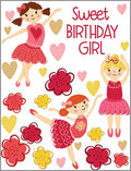 Gina B Birthday Card — Kids' Ballerinas