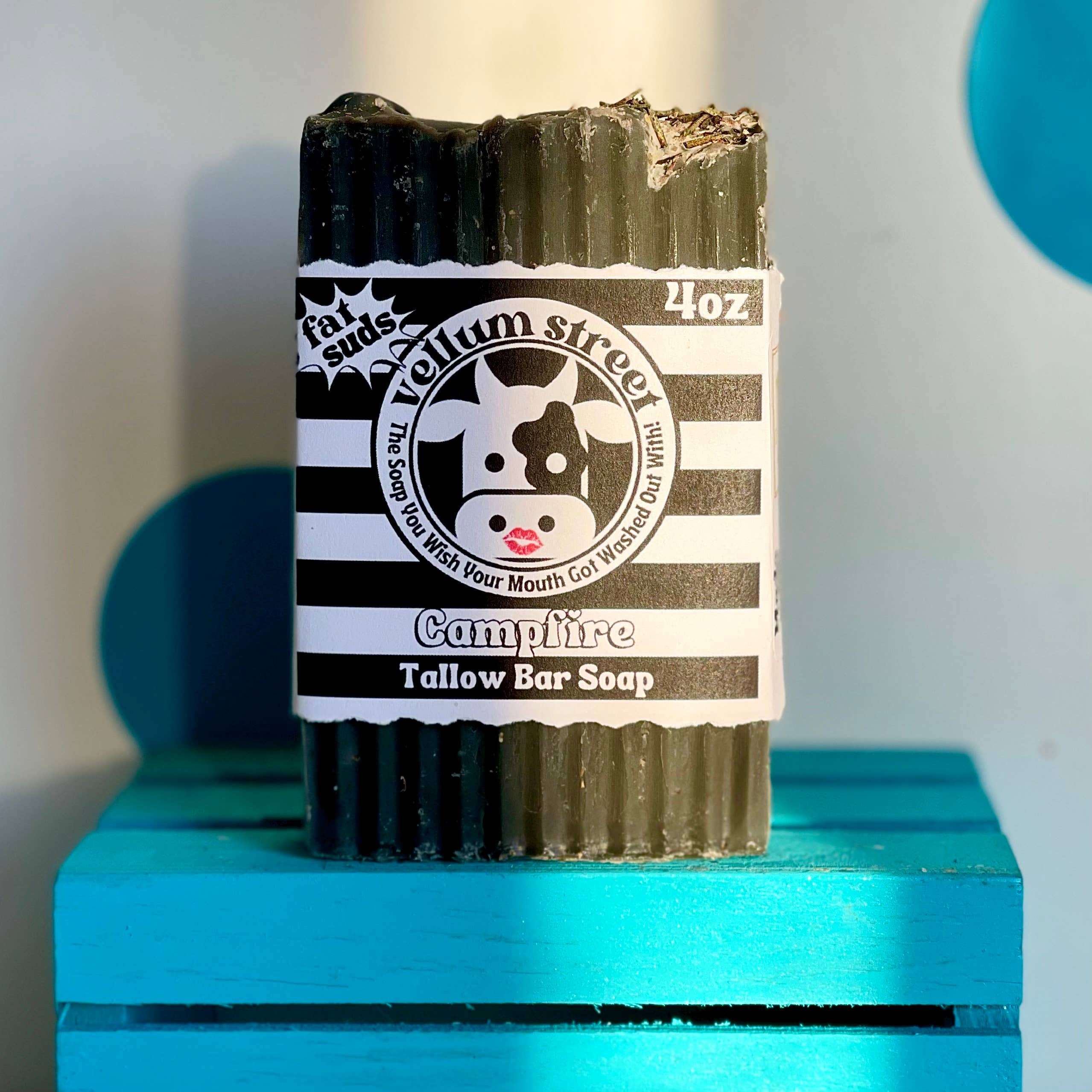 Vellum Street Soap Co. Campfire Tallow Bar Soap 4oz