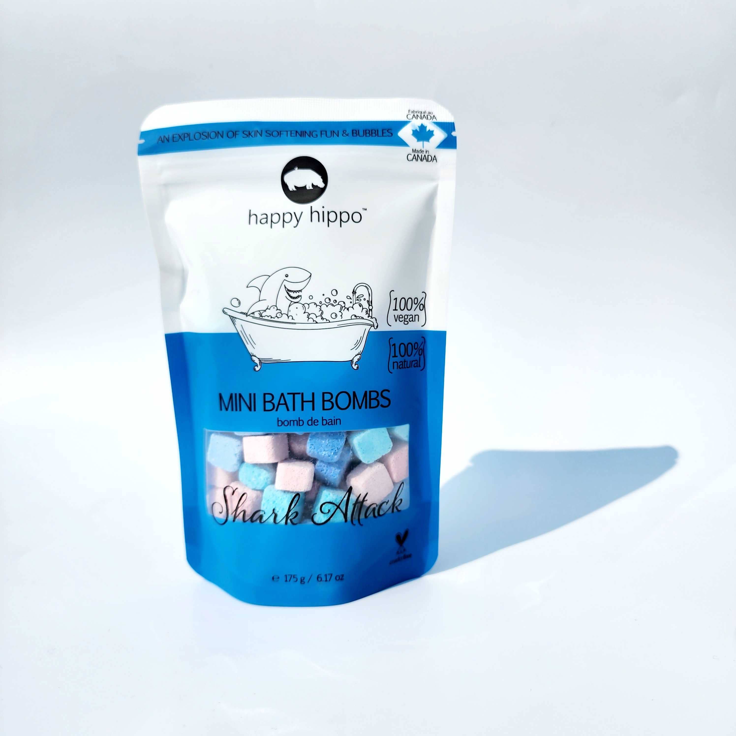 Happy Hippo Shark Attack Mini Bubble Bombs